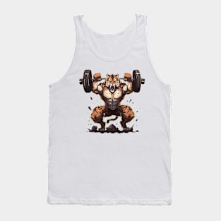 tiger at gym Tank Top